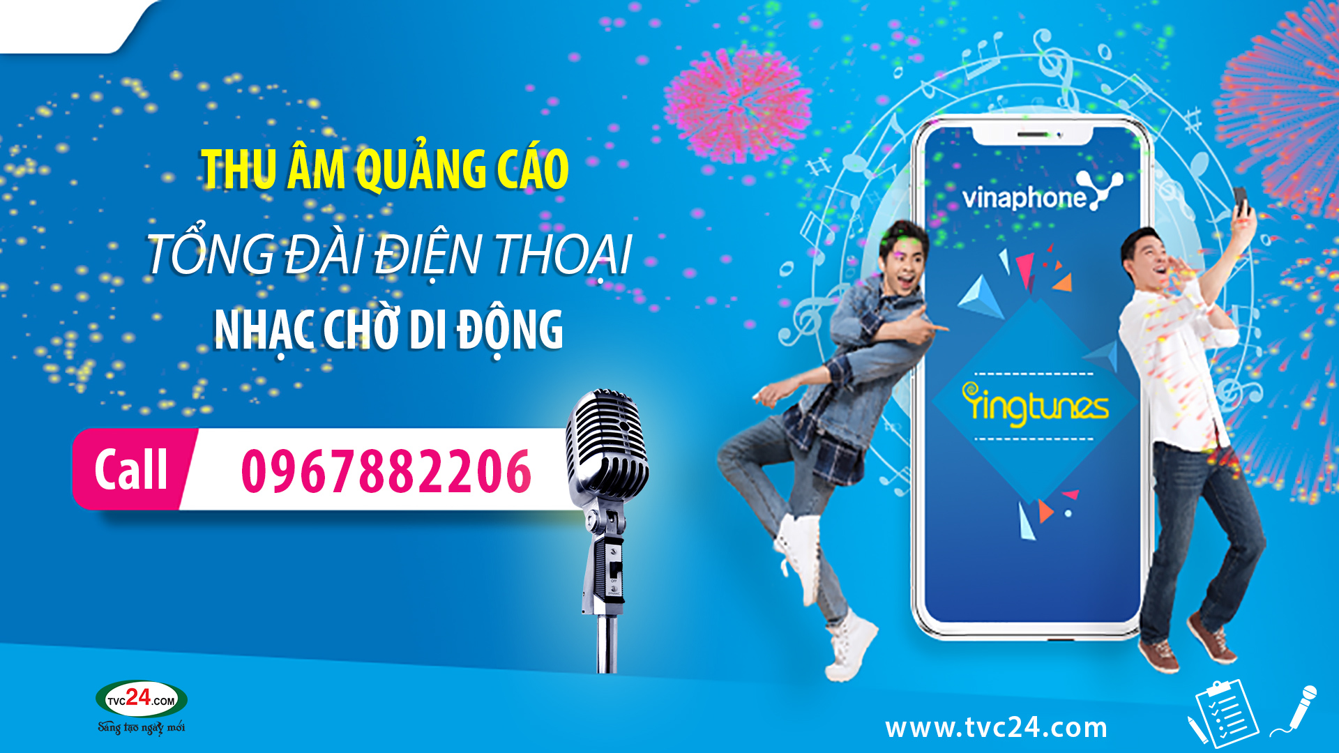 Thu âm Nhạc chờ thương hiệu Vạn Xuân Group